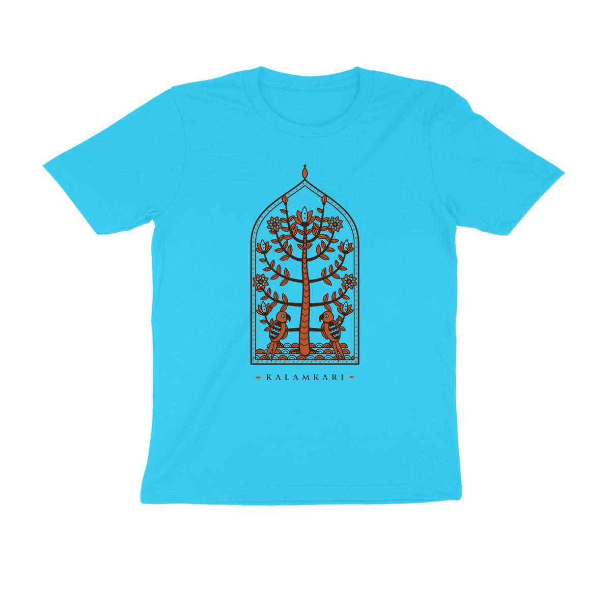 Kalamkari Tree of Life – Unisex T-shirt - Sky Blue
