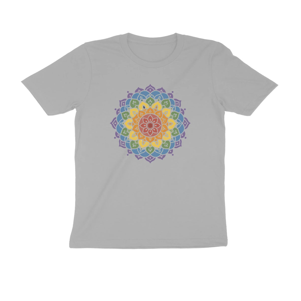 Circle Mandala - Unisex T-shirt - Melange Grey