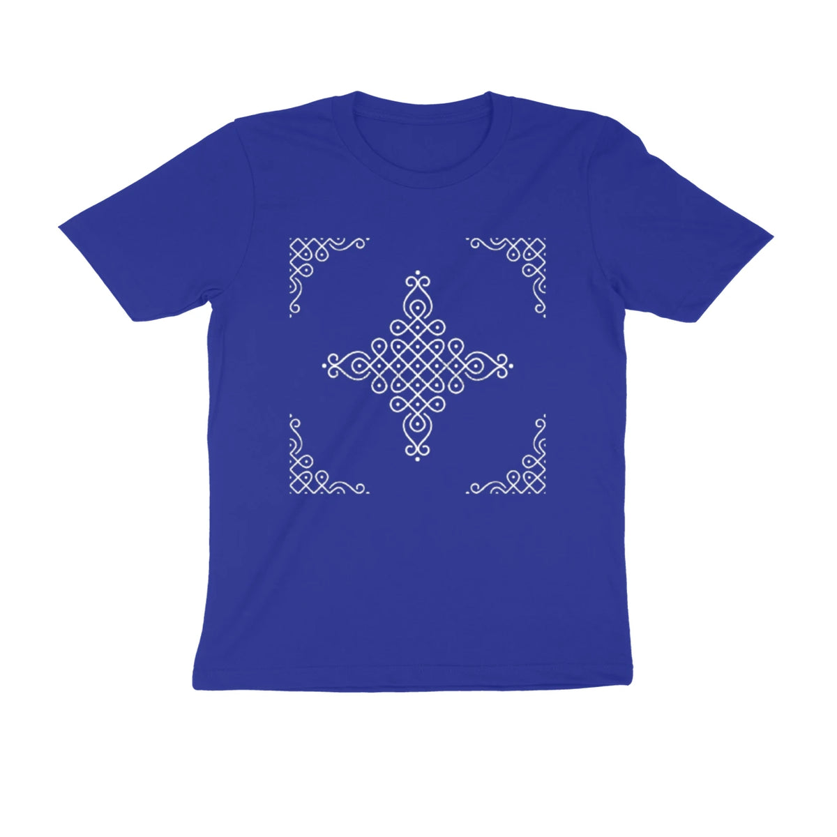 Kolam Kaleidoscope - Unisex T-shirt - Royal Blue