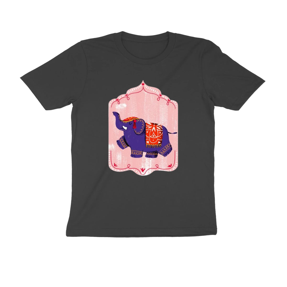 Royal Blue Elephant - Unisex T-shirt - Black