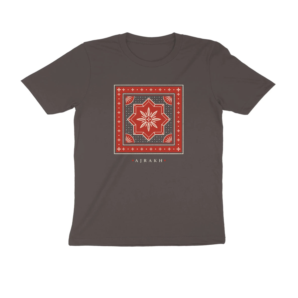 Ajrakh Star – Unisex T-shirt - Charcoal Grey