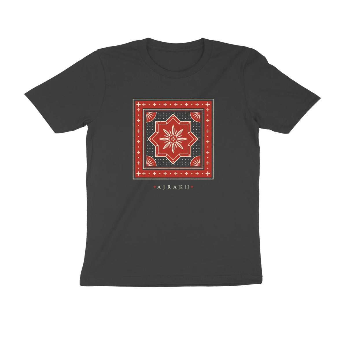 Ajrakh Star – Unisex T-shirt - Black
