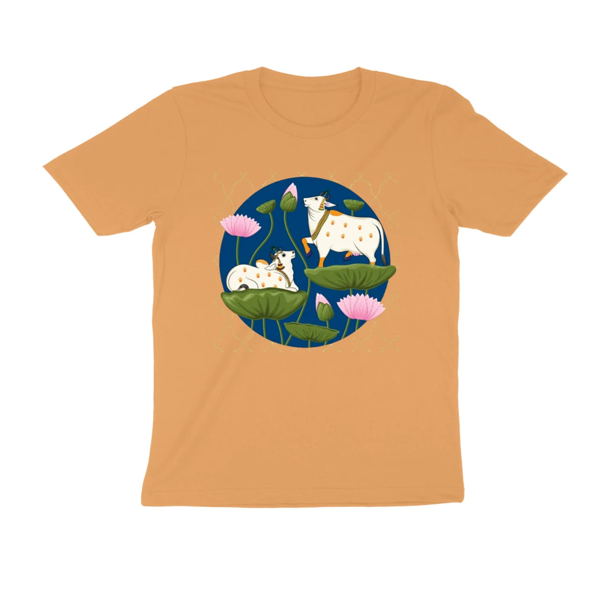 Pichwai Essence - Unisex Tee - Mustard Yellow