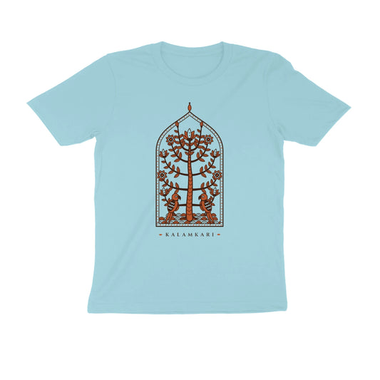 Kalamkari Tree of Life – Unisex T-shirt - Surf Blue