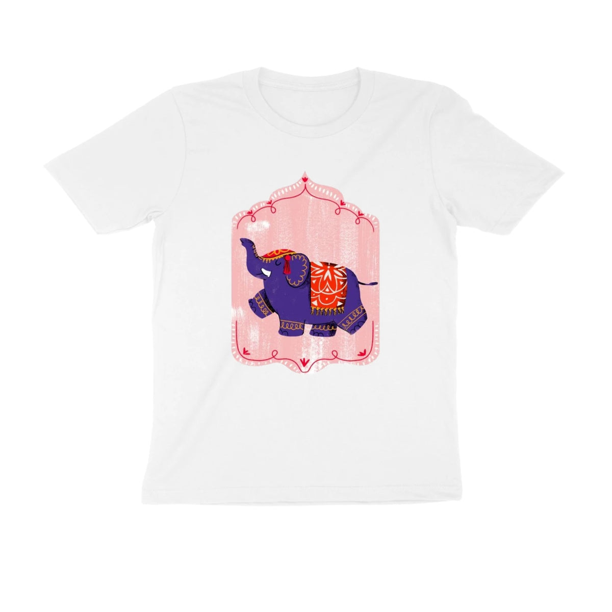 Royal Blue Elephant - Unisex T-shirt - White