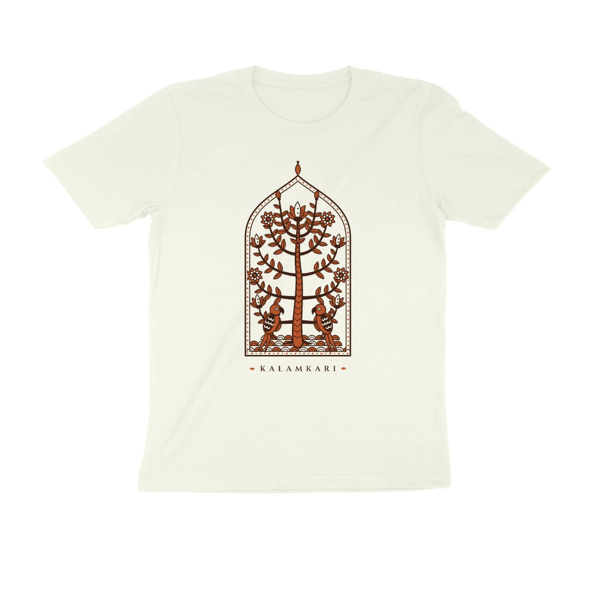 Kalamkari Tree of Life – Unisex T-shirt - Ivory